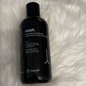 Maude Body Wash and Bubble Bath 1 - amber cedar leaf tonka bean & medjool date